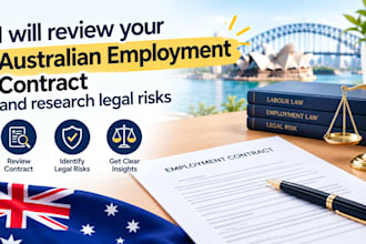 review your australian employment contract and research legal risks