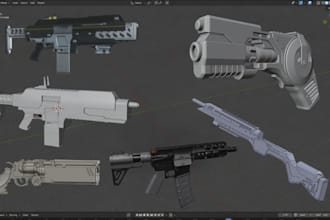 design custom 3d cosplay props, armor and print ready stl files