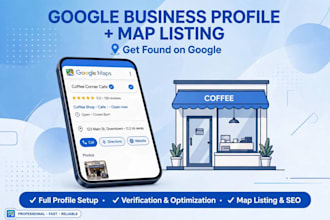 setup google business profile with map listing