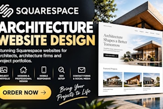design squarespace architect website architecture firm project portfolio website
