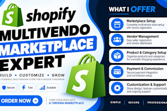 shopify multi vendor marketplace store marketplace setup multivendor ecommerce