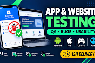 android app testing website testing qa testing app testing usability testing