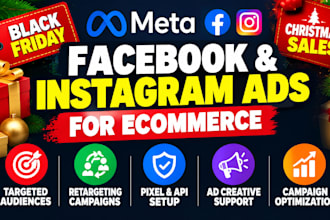 setup meta facebook ads for black friday christmas ecommerce sales campaigns
