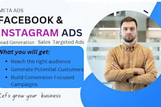 setup and manage targeted facebook and instagram ads campaigns