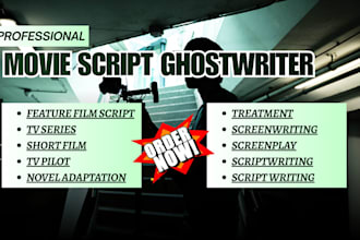 feature film script screenplay movie script screenwriting tv series film writer