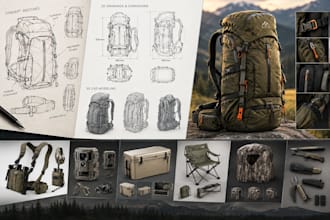 design hunting gear, outdoor products, hunting accessories and equipment