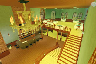 build stylized and realistic roblox map, terrain environment in roblox studio