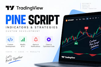 code and customize pine script strategy for tradingview