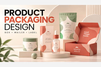 design product packaging, box design and mailer box