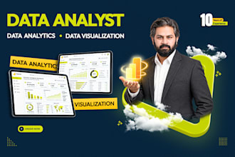 be your data analyst for analytics and data visualization in power bi