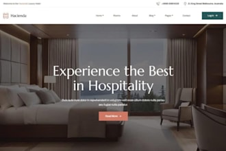 design wix luxury vacation rental villa booking rental property booking website