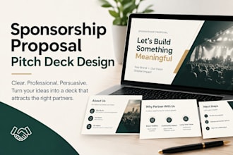 write sponsorship proposal, partnership pitch deck
