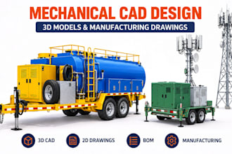 professional trailer and tower design and 3d cad engineering