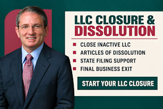 close your inactive llc through dissolution to prevent new obligations