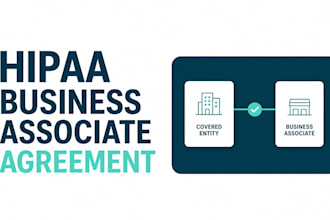 draft a professional hipaa business associate agreement