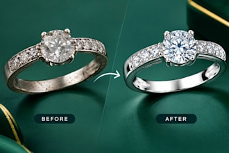 do jewelry retouching and jewelry photo editing for ecommerce