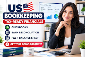 do US bookkeeping and prepare tax ready financial statements