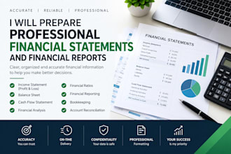 prepare accurate financial statements and financial reports