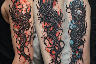 design professional creative tattoo design