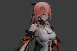 create 3d VR chat avatar, nsfw model fursona, vtuber for your game