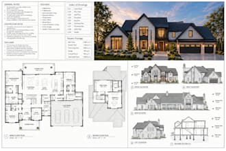 draft house and stage floor plans in autocad or vectorworks 2d