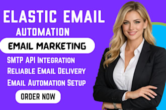 setup elastic email SMTP API transactional email delivery automation integration