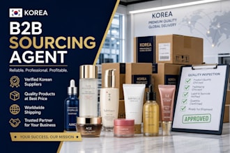 be your sourcing agent in korea