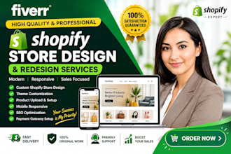 design a modern shopify store that converts