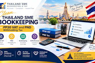clean thailand sme bookkeeping for pp30 vat and pp36 pnd53 pnd withholding tax