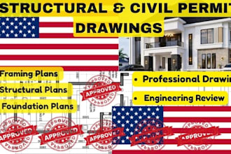structural engineer permit drawing engineer stamp for florida ok MD illinosis