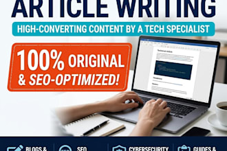 write technical IT articles and blog posts
