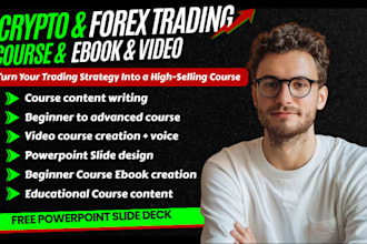 create forex trading course, crypto course, forex video course