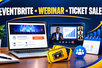 create and promote eventbrite events, webinar marketing, event ticket sales