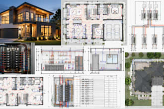 design house electrical plans riser diagrams renovation drawings and new home