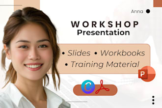 design a structured workshop, course presentation, and workbook