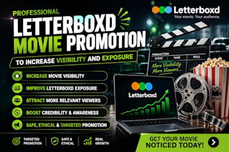 do letterboxd movie promotion to increase visibility and exposure