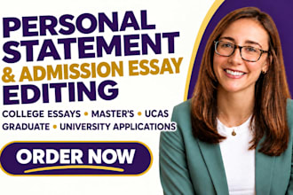proofread, edit your personal statement college admission essay masters and ucas