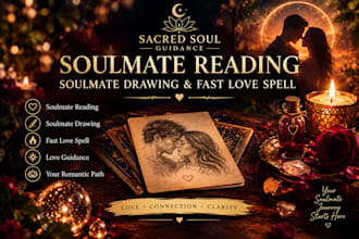 deliver your soulmate reading soulmate drawing fast love spell ritual in 24hrs