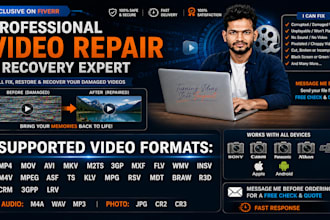 repair corrupted videos fix and recover damaged video files