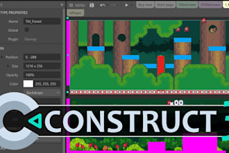 create your custom 2d game in construct 3 for web and mobile