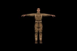 model nostalgic retro low poly psx ps1 y2k low poly model, nintendo 64 animation