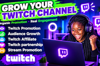 organically promote your twitch channel and help grow your stream