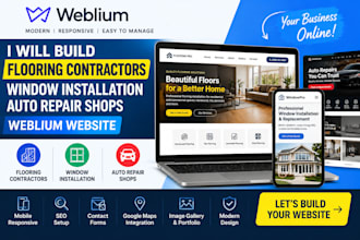 build flooring contractors window installation auto repair shops weblium website