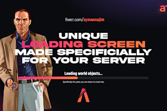 create a custom loading screen for your fivem server