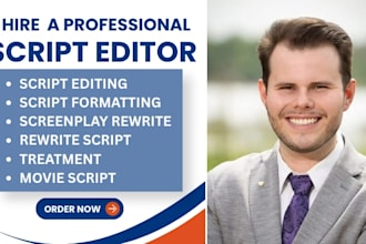 edit format movie script screenplay film script tv series tv pilot screenwriting