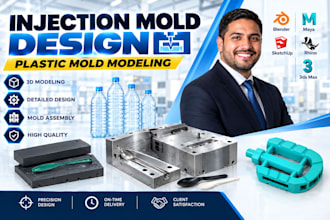injection mold design plastic modeling prototyping enclosures for 3d printing