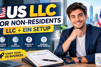 register your US llc for non residents with ein and business setup