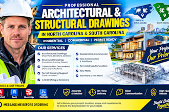 create architectural and structural drawings in north carolina, south carolina