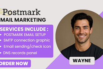 set up postmark SMTP transactional postmark SMTP email sender domains spf dmarc