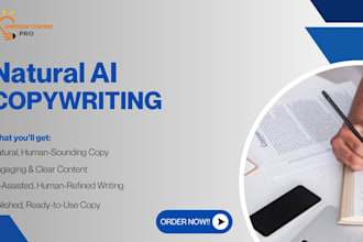 write engaging ai copywriting with a natural human touch